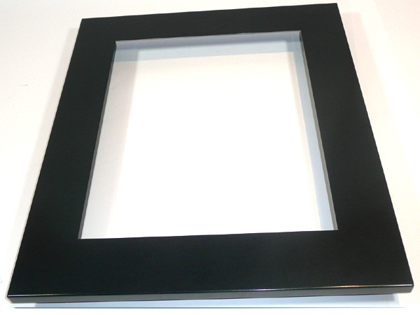 Portrait decorative black frame